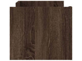 TV Cabinet Brown Oak 100x35x40 cm Engineered Wood 848380