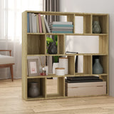Book Cabinet/Room Divider Sonoma Oak 105x24x102 cm 823248