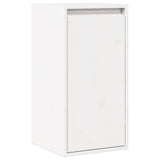 ZNTS Wall Cabinet White 30x30x60 cm Solid Wood Pine 813487