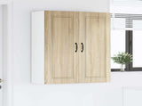 Wall Cabinet PORTO Sonoma Oak 80 x 31 x 100 cm Engineered Wood 885497