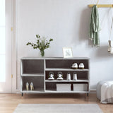 Shoe Cabinet Concrete Grey 102x36x60 cm Engineered Wood 831408