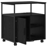 Cabinet with Charging Station Black Oak 61 x 46 x 67 cm 859830