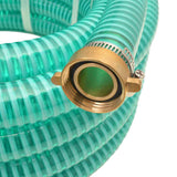142885 Suction Hose with Brass Connectors 7 m 25 mm Green