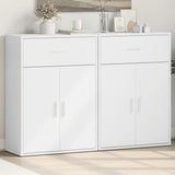Sideboards 2 pcs White 60x30x84 cm Engineered Wood 3276595