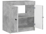 Bathroom under Sink Cabinet Concrete Grey 78.5 x 37.5 x 81 cm 890047