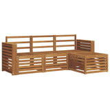 Outdoor Sofa Set 4 pcs Natural 3374614
