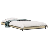 Bed Frame Sonoma Oak 80 x 200 cm Engineered Wood 8009143