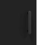 Highboard Black 69.5x34x180 cm Engineered Wood 3189518
