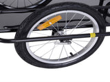 Bike Cargo Trailer Bicycle Trailer Cargo Storage Cart w/ Hitch Cycling Camping Luggage Storage T3398P349475
