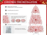 6 FT Artificial Christmas Tree with DIY 100 Warm Lights Battery Operated, 750 Branch Tips and Sturdy 52212843