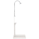 Garden Shower White Wood 48207