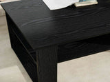 Coffee Table Black Oak 96 x 54 x 44 cm Engineered Wood 8000149