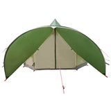 Teepee Tent 7-Person Green and Grey 600 x 600 x 347 cm 42004014