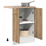 Bottom Cabinet Lyon Artisan Oak 60x46x81.5 cm Engineered Wood 856075