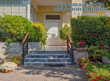 Handrails for Outdoor Wrought Iron Solid Wood Hand Railing for Concrete 03366847