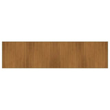 Rug Rectangular Brown100x400 cm Bamboo 376956