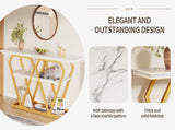Console table - 120 x 29.5 x 80 cm - Dining & kitchen table, balcony table - Wooden table N639P383124W