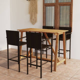 Garden Bar Set Brown Solid Acacia wood Medium Durable 3067968