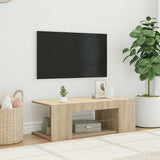 TV Cabinet with LED Lights Sonoma Oak 90x39x30 cm 804241
