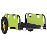 Bike Trailer Green Oxford Fabric and Iron 94165