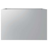 Planter Silver 62x47x46 cm Galvanised Steel 841606