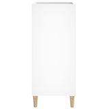 Record Cabinet White 84.5x38x89 cm Engineered Wood 831989