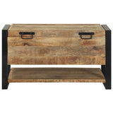 Storage Box with Storage Brown 80 x 35 x 45 cm Solid Mango wood 4015975