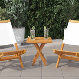 Square Table Top 50x50x2.5 cm Solid Wood Teak 316156