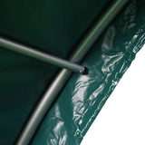 Livestock Tent PVC 3,7x3,7 m Green 3056433