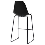 3 Piece Bar Set Plastic Black 279760