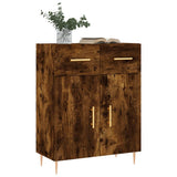 Sideboard Smoked Oak 69.5x34x90 cm Engineered Wood 827969
