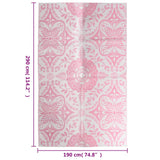 Outdoor Carpet ARAKIL Pink 190x290 cm PP 310459