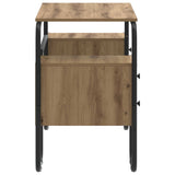 Desk with Storage Artisan Oak 145 x 50 x 75 cm 8008013