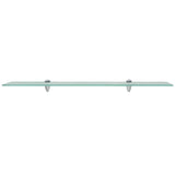 Floating Shelves 2 pcs Glass 80x10 cm 8 mm 3051499