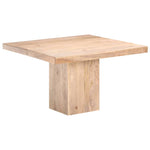 ZNTS Dining Table 120x120x77 cm Solid Mango Wood 288117