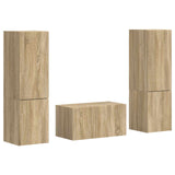 TV Cabinet Set 5 pcs Sonoma Oak Engineered Wood 3409098