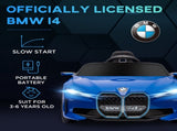 BMW i4 Licensed 12V Kids Electric Ride-On Car, Blue T3398P348392