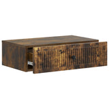 Wall-Mounted Side Table Smoked Oak 59 x 34.5 x 17 cm 897980