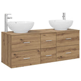 Bathroom Furniture Set 3 pcs Artisan Oak 49.5 x 44.5 x 65 cm 3405914