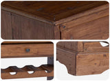 Wine Rack 55 x 23 x 85 cm Solid Mahogany Wood 42012411