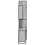 3 Piece Bathroom Furniture Set Grey Sonoma Engineered Wood 3301113