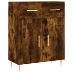 Highboard Smoked Oak 69.5x34x180 cm Engineered Wood 3199870