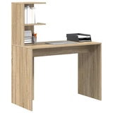 Desk with Shelf Sonoma oak 102 x 50 x 124 cm Engineered wood 869356