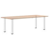 Console Table Legs 4 pcs White 72-74 cm Steel 4012469