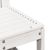 Garden Chair White 50.5x55x77 cm Solid Wood Pine 832616