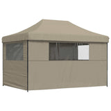 Party Tent Folding Taupe 279 x 410 x 315 cm Oxford Fabric 42023601