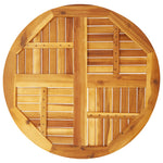 Table Top 80x2.2 cm Round Solid Wood Acacia 4004250
