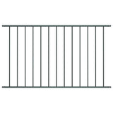 Fence Panel Woerden Powder-coated Steel 1.7x1.17 m Anthracite 145223