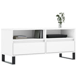 TV Cabinet White 100x34.5x44.5 cm Engineered Wood 831244