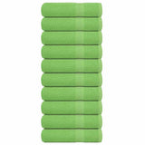 Hand Towels "FROGN" 10 pcs Apple Green 50x100 cm 360 gsm 137024